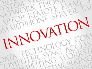 INNOVATION word cloud, business concept