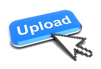 Upload button and arrow cursor