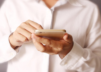 Smartphone touch screen social networking