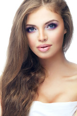 Fototapeta premium russian girl with sexy brest