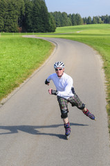 sportlich Inline-Skaten