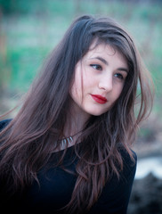 Obraz premium Portrait of teenage girl