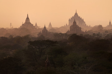 The Temples of Bagan (Pagan), Mandalay, Myanmar, Burma