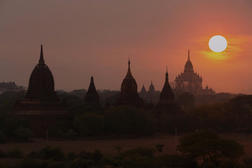 The Temples of Bagan (Pagan), Mandalay, Myanmar, Burma