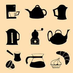 Coffee collection. Vector illustration