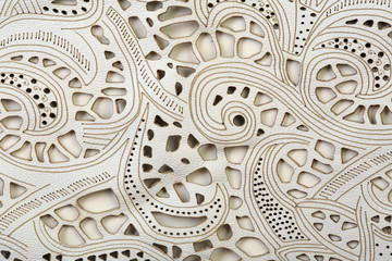 lace leather texture