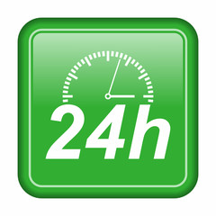 Twenty-four hours service icon