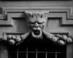 A demoniac bas relief