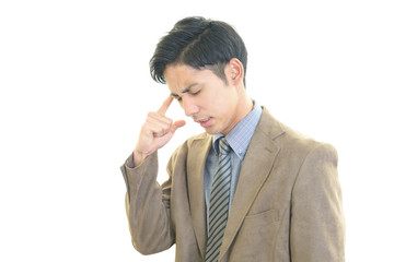 苦悩するビジネスマン