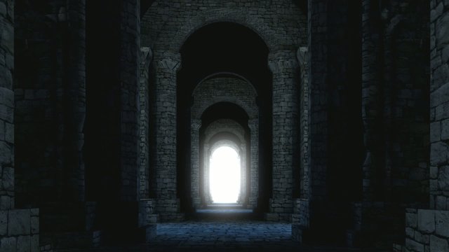 Corridor in the castle