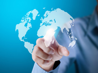 Smartphone touch screen social networking,business