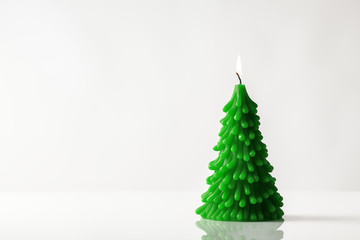 christmas tree candle