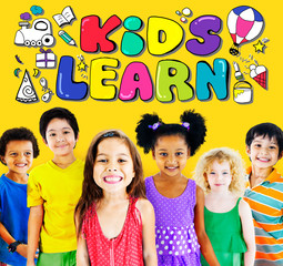Kids Learn Education Creativity Children Ideas Concept