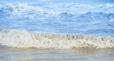 Blue and brown waves