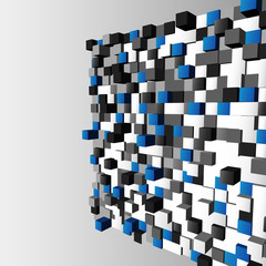 3D Cubes vector illustration