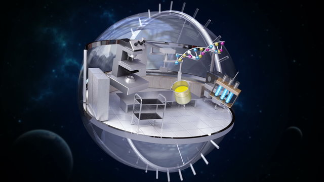 Sciences Laboratory in Rotating sphere(included Alpha)