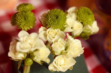 Wedding flowers for gromsmen