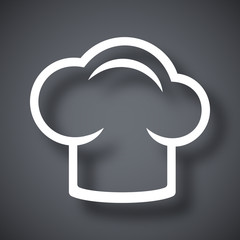 Vector chef cap icon