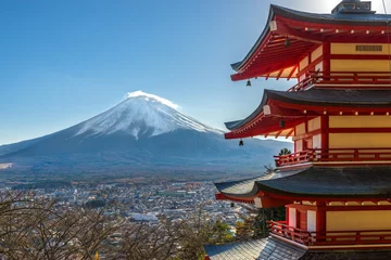 Küchenrückwand glas motiv Mount Fuji, Japan. © Luciano Mortula-LGM