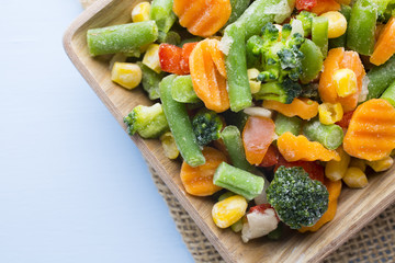 Frozen vegetables.