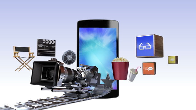 Smart Phone, contents for movie concept (included two alpha)