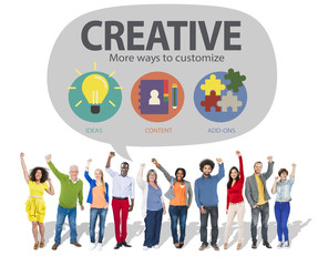 Creative Innovation Vision Inspiration Customize Concept