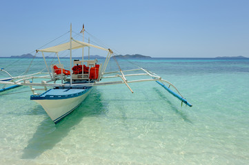 Fototapeta premium Filipino traditional boat