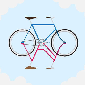 illustration bicycle