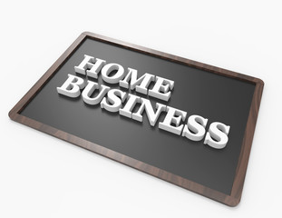 Home Business word concept