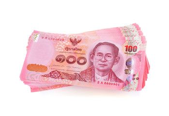 Thailand money bills, baht currency