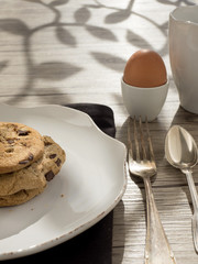 Frühstück im Schatten