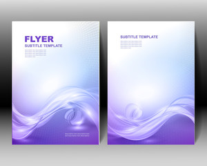 Vector brochure template design