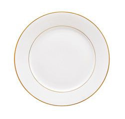 Plate on white