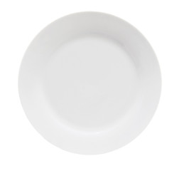 Plate on white