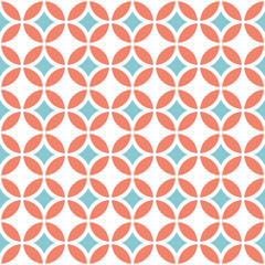 Fototapeta na wymiar Retro italian style geometric seamless pattern