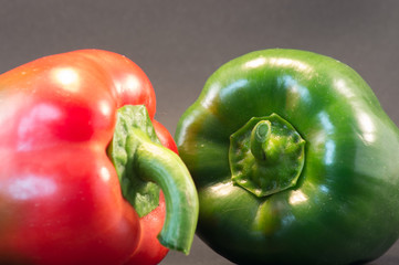 poivron rouge et vert