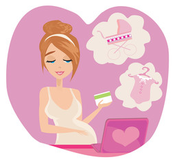 Online shopping for baby