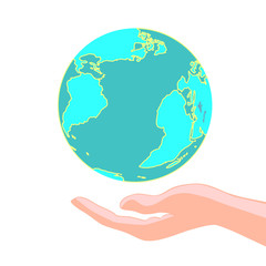 Planet Earth In Hand