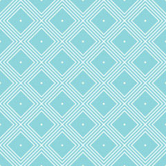 Seamless geometric pattern with rhombus and dots