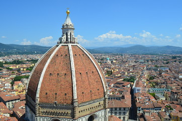 Obraz premium Veduta dal Campanile di Giotto - Firenze