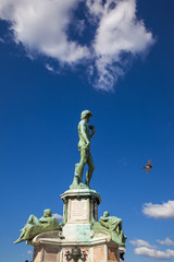 Firenze,piazzale Michelangelo,copia del David.