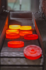 operator forging automotive parts