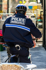 Police à vélo