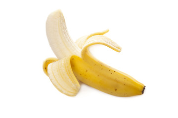 Banana isolated over white background