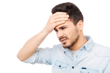 Awful headache.