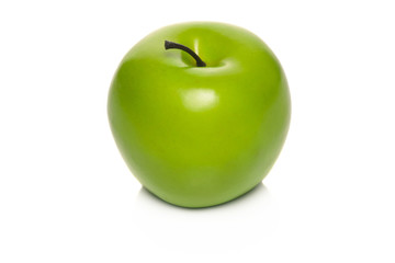 Green apple isolated on white