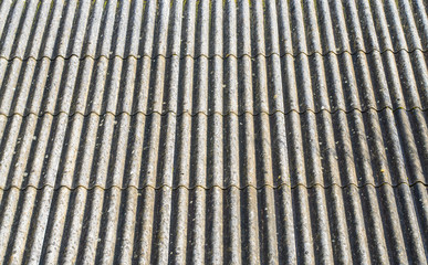 Asbestos roof