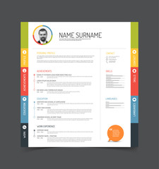 cv / resume template
