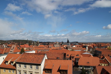 Fototapeta premium Blick über Quedlinburg