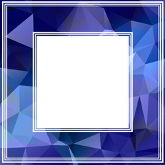blue border